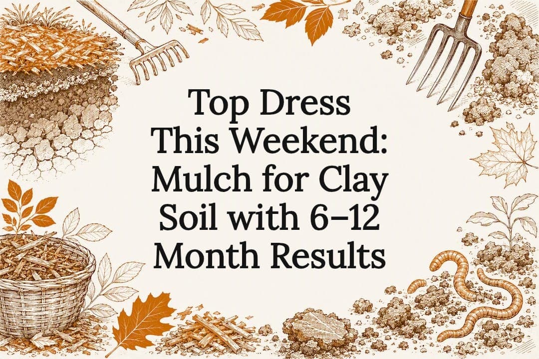 Top Dress This Weekend: Mulch for Clay Soil with 6–12 Month Results