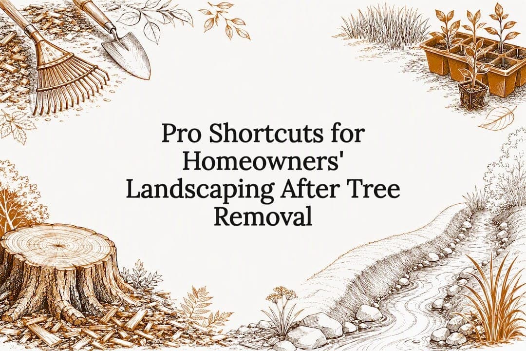 Pro Shortcuts for Homeowners' Landscaping After Tree Removal